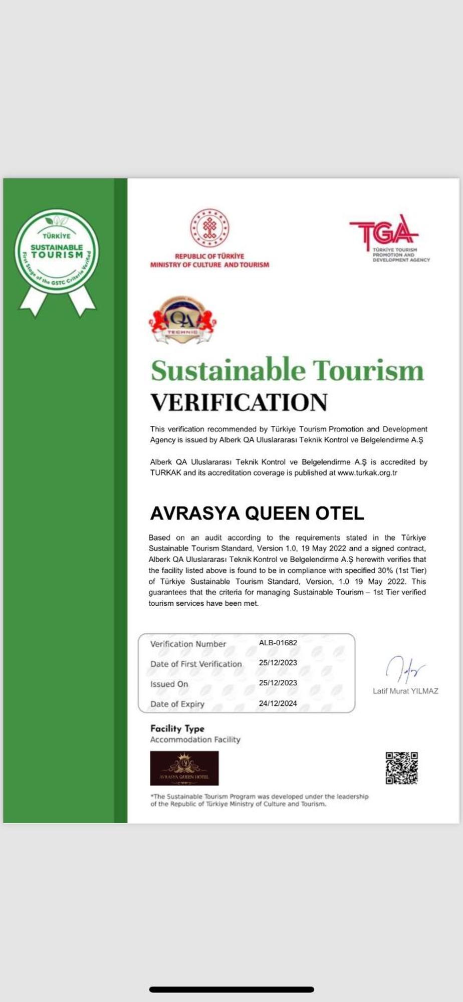 Avrasyaqueen Hotel Istanbul Exterior photo